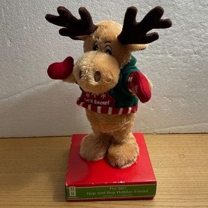 MerryBrite Dan Dee Hop & Bop Reindeer Sings Rockin Reindeer 12” Animated *Video*